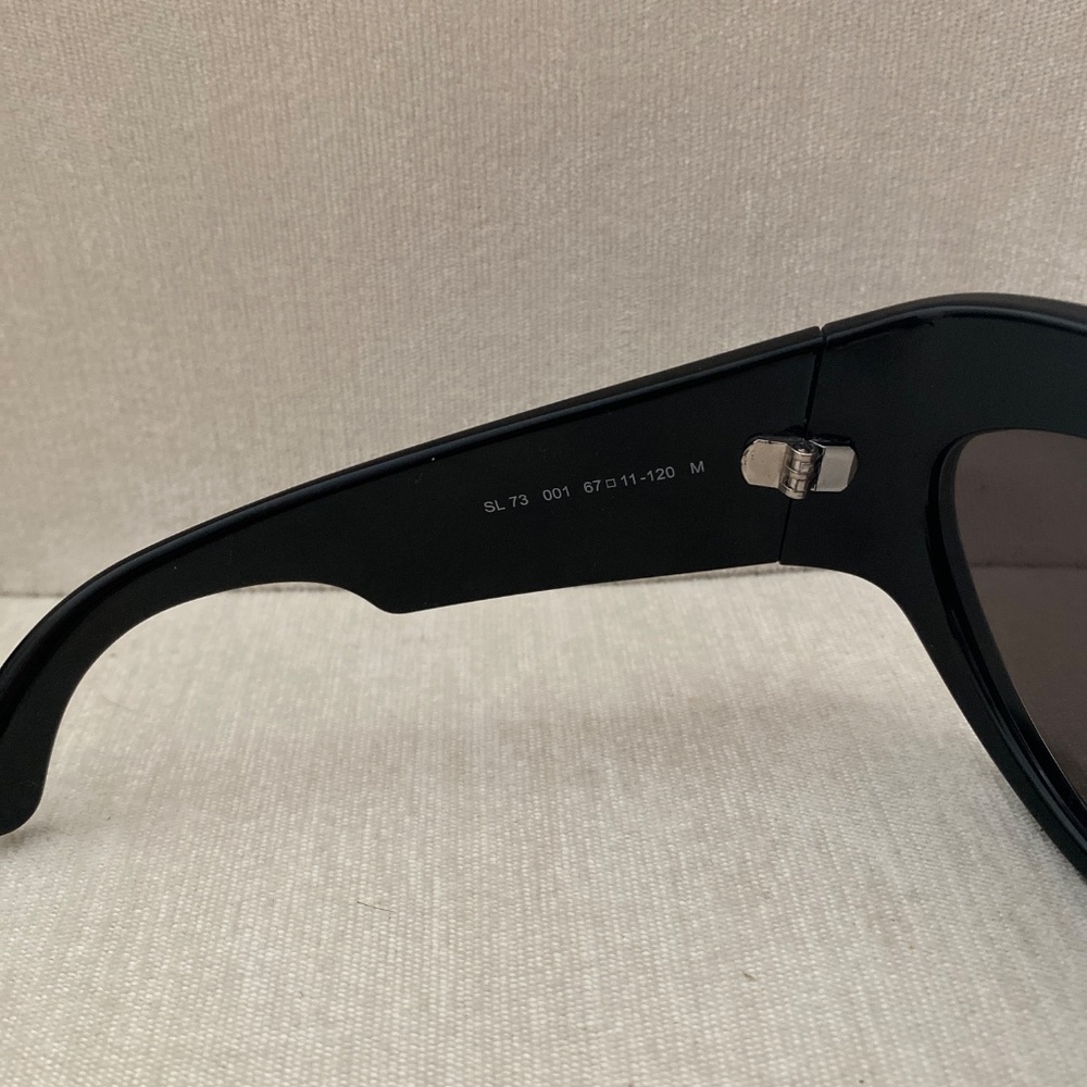 NWOT Saint Laurent 67mm Cat Eye black Sunglasses - Picture 6 of 11